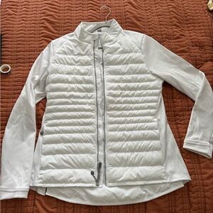 Peter Millar Women’s Merge Hybrid Jacket. White, size Large. Never worn!